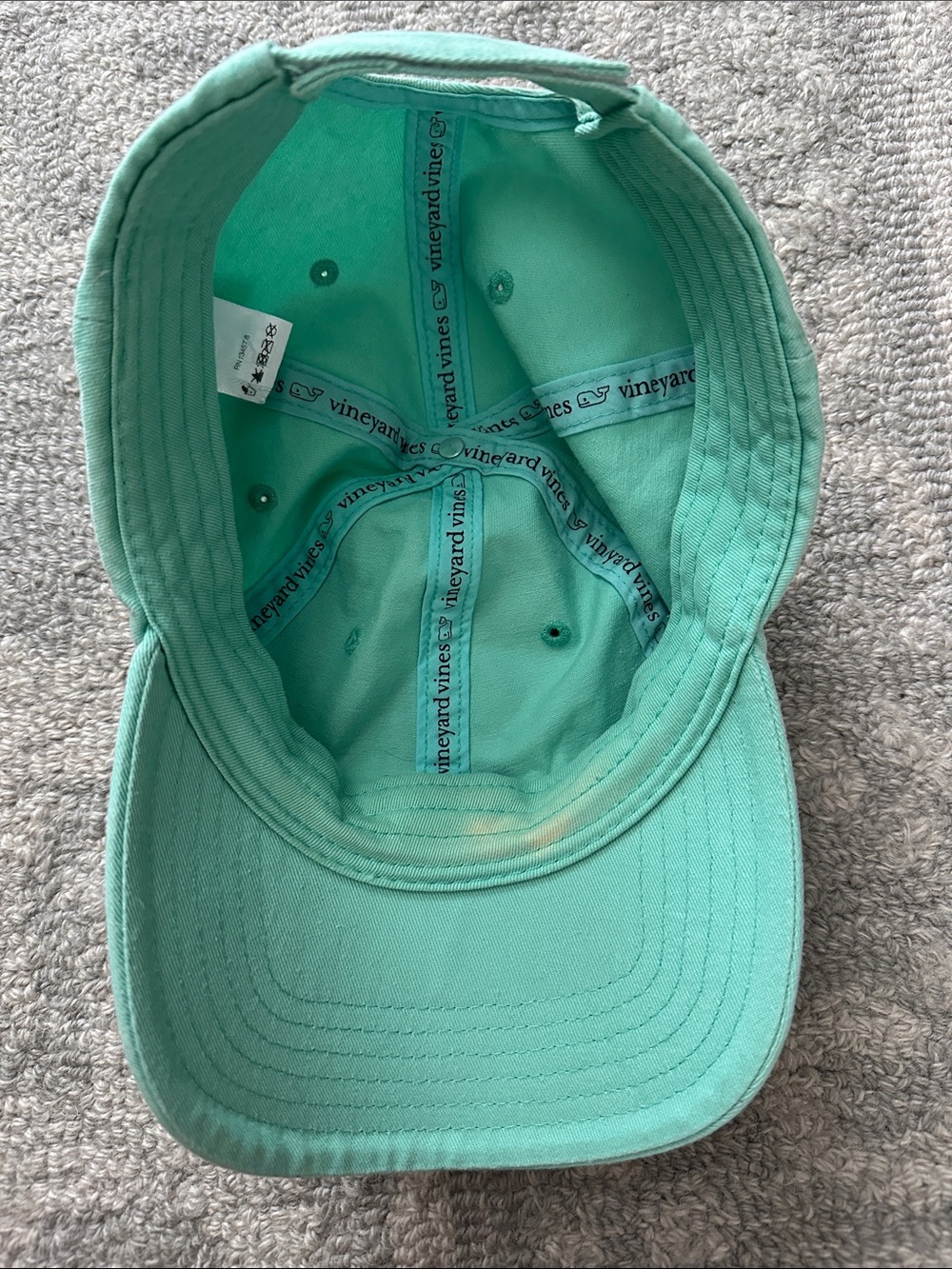 Vineyard Vines Teal Baseball Hat - Picture 3 of 4